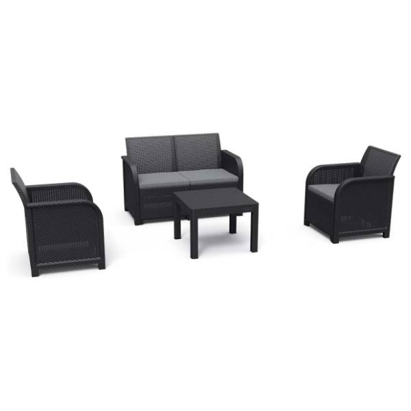 Baštenski set KETER Rosalie 2 seater CU 249561 grafit