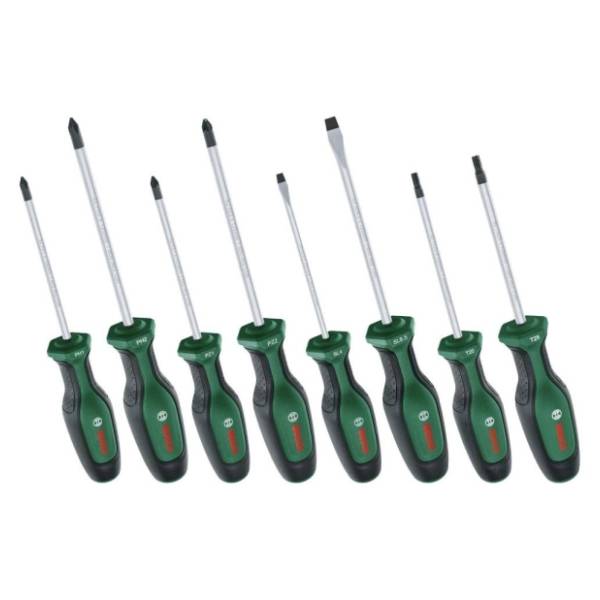 BOSCH 1600A02BX8 8-delni set odvijača PH/PZ/SL/TX