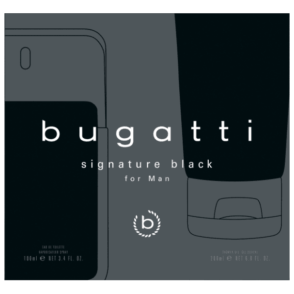 BUGATTI muški set Signature black