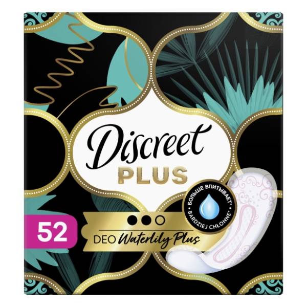 DISCREET Deo Waterlilly plus ulošci 52kom