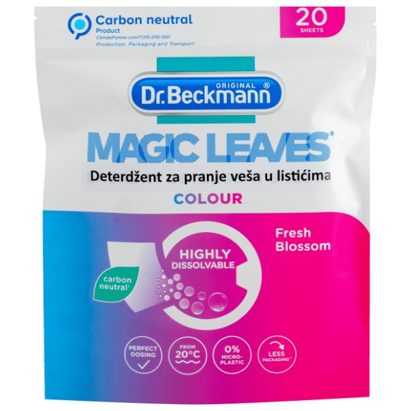 DR.BECKMANN Color deterdžent za pranje veša u listićima 20kom