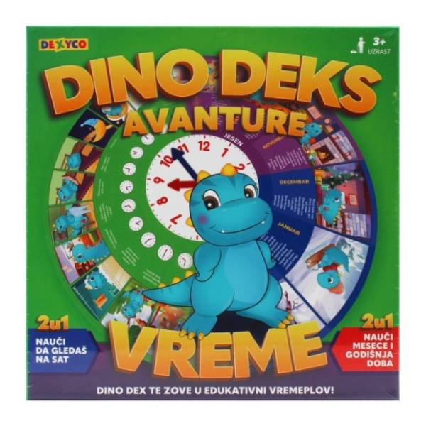 Društvena igra Dino Deks  avanture vreme DEXY CO 