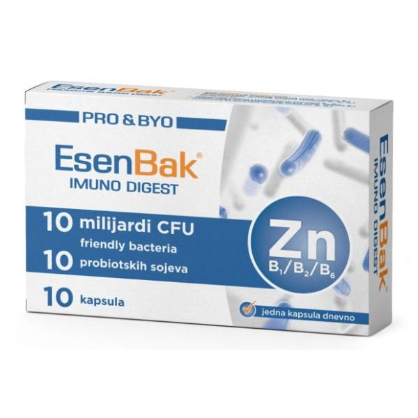 ESENBAK Probiotik pro&bio imuno digest kapsule 10kom