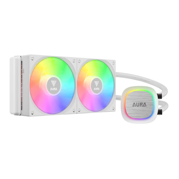GAMDIAS Aura GL240 V2 vodeno hlađenje belo