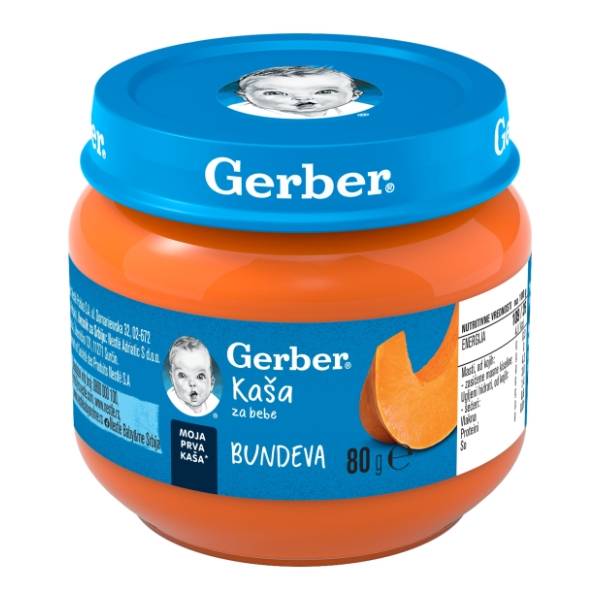 GERBER kašica bundeva 80g