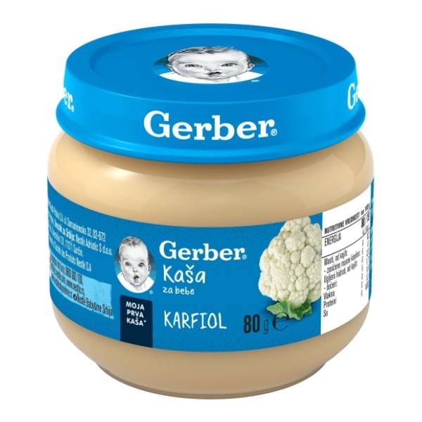 GERBER kašica karfiol 80g