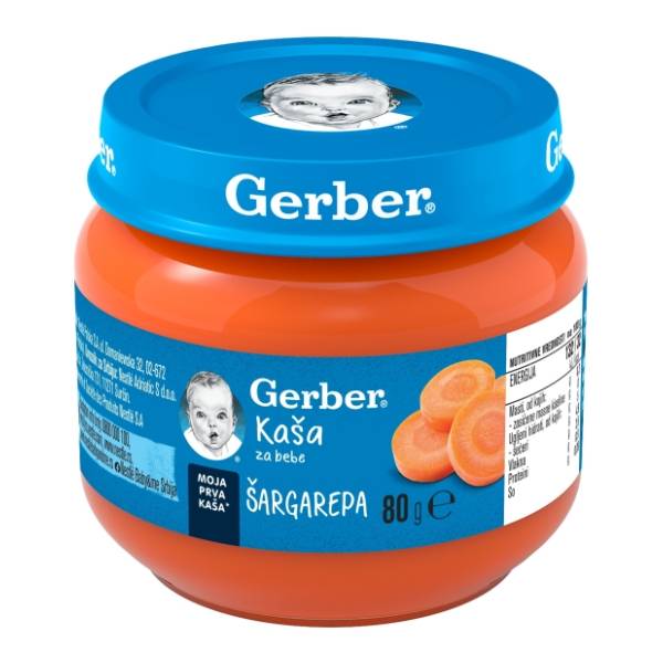 GERBER kašica šargarepa 80g