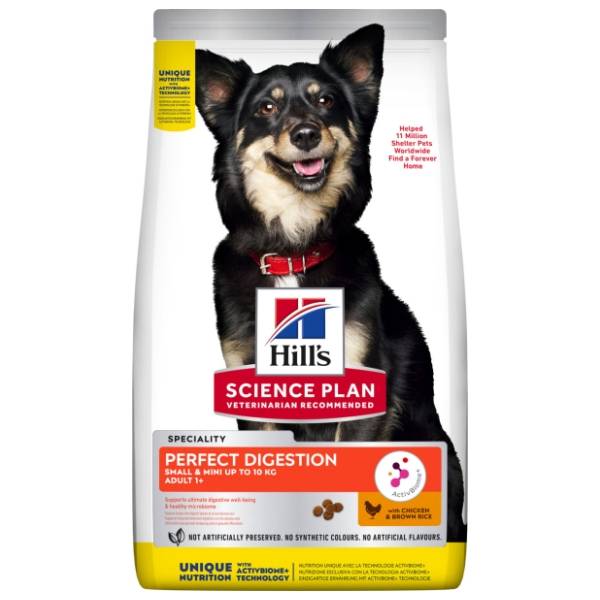 HILL'S Science Plan perfect digestion small&mini piletina 1,5kg