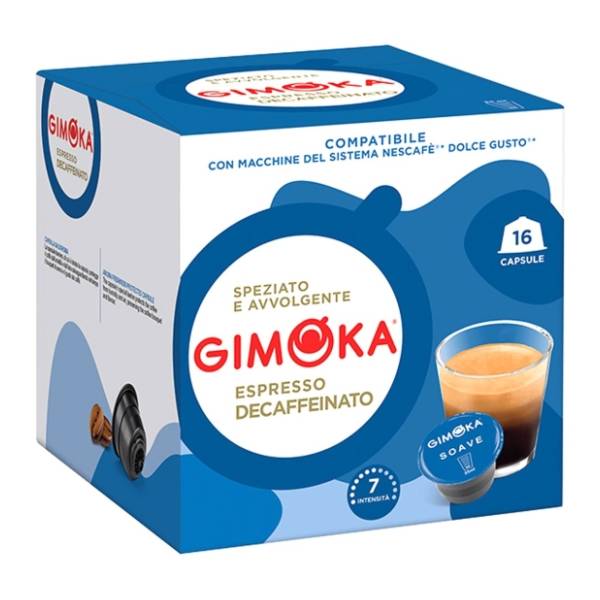 Kapsule GIMOKA Decaffeinato espresso 16kom