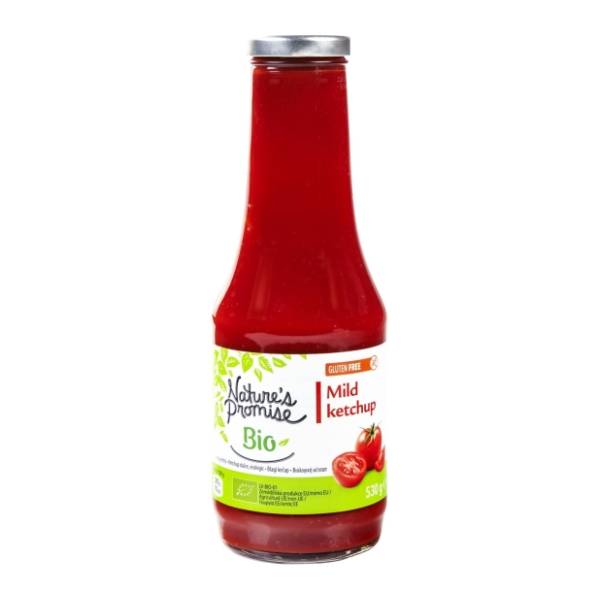 Kečap NATURE'S PROMISE Bio blagi 530g