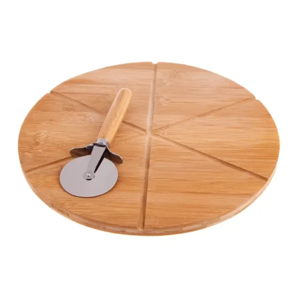 KESPER daska za sečenje 32cm i nož za pizzu KSP58462