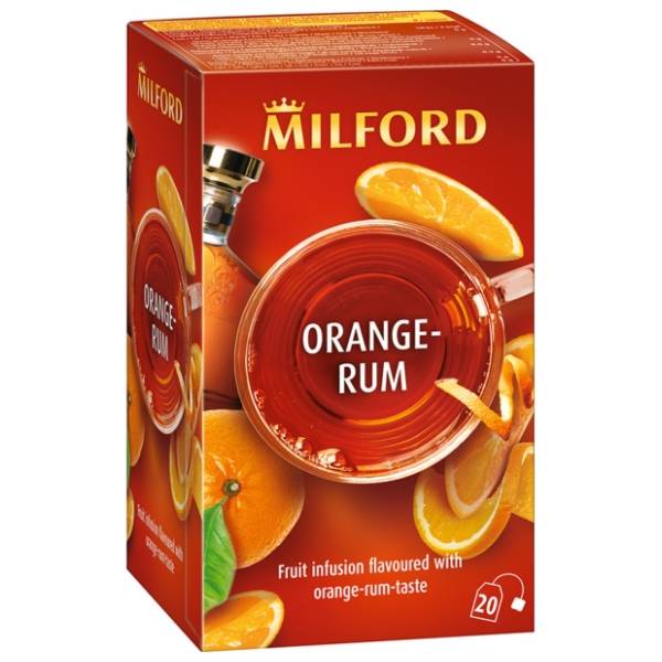 MILFORD čaj pomorandža rum 60g