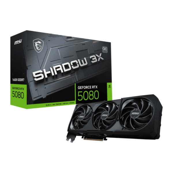 MSI nVidia GeForce RTX 5080 SHADOW 3X OC 16GB GDDR7 256-bit grafička kartica