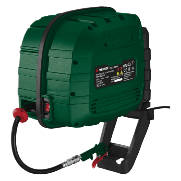 PARKSIDE PKS 1100 A1 kompresor sa automatskim bubnjem za crevo