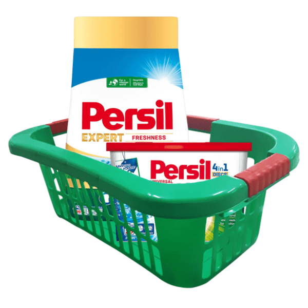 PERSIL DISCS kapsule 26kom i deterdžent 36 pranja + korpa