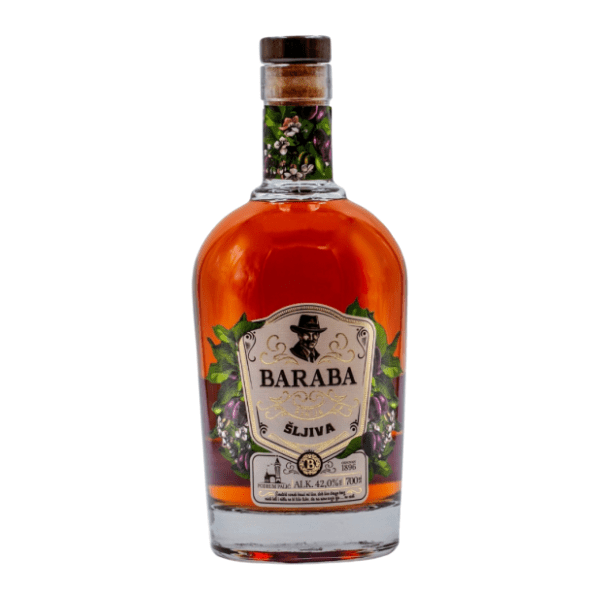 Rakija BARABA šljiva 42% 0,7l