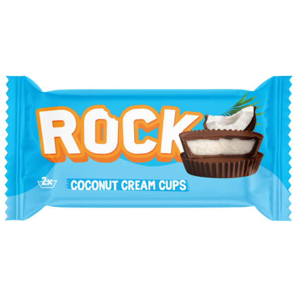 Čokoladica ROCK Coconut cream cups 36g