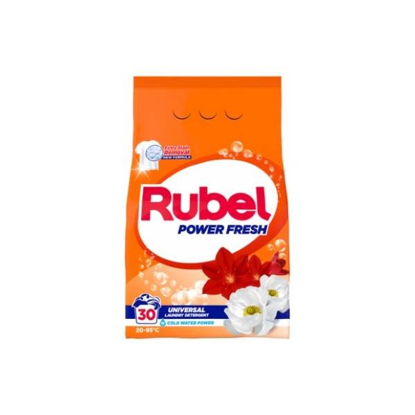 RUBEL Power fresh deterdžent za veš 30 pranja (2,25kg)