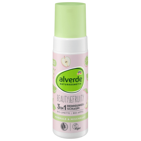 ALVERDE Beauty&Fruity 3u1 pena za lice limeta i jabuka 150ml