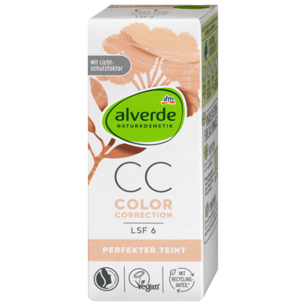 ALVERDE Color correction CC krema za lice SPF6 50ml