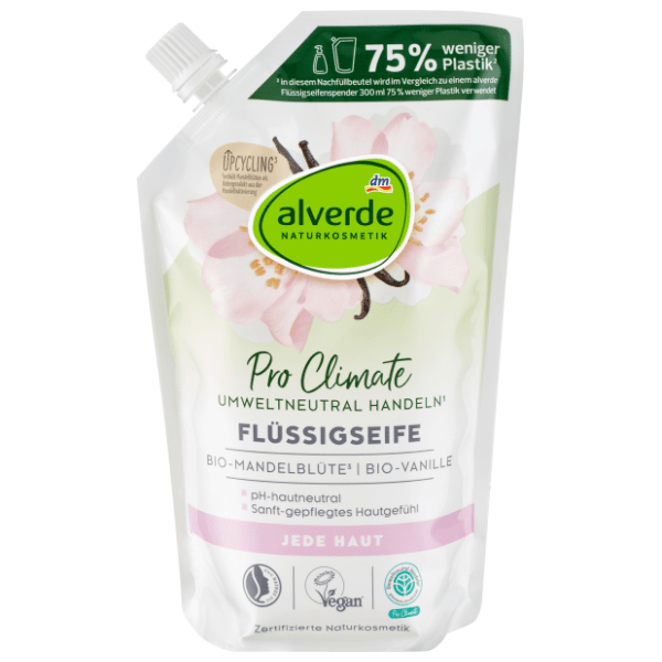 ALVERDE cvet badema i vanile kremasti tečni sapun dopuna 500ml