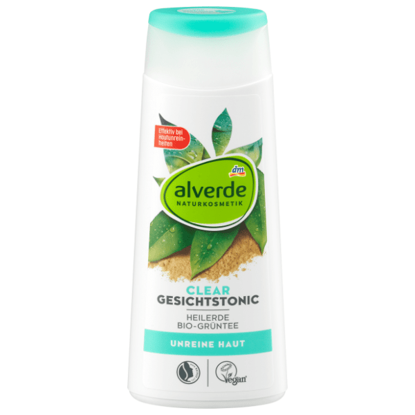 ALVERDE tonik za lice clear glina i organski zeleni čaj 200ml