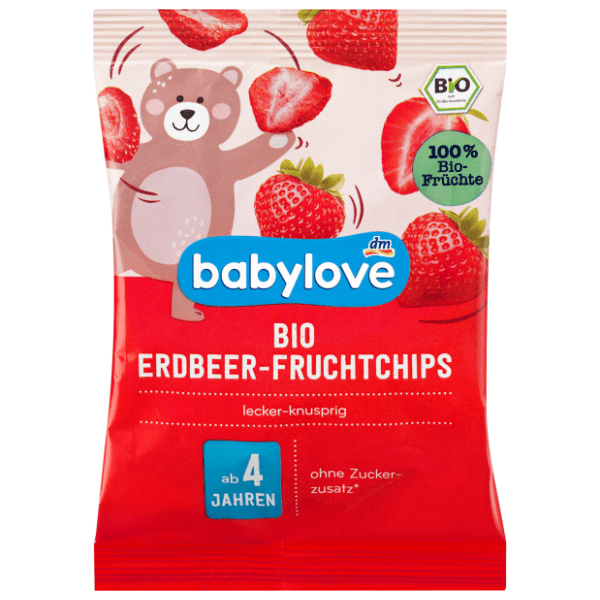 BABYLOVE čips od jagode za decu 12g