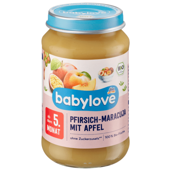 BABYLOVE kašica breskva marakuja sa jabukom 190g