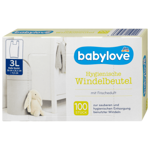 BABYLOVE kesice za odlaganje pelena 100kom