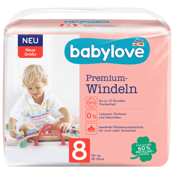 BABYLOVE pelene premium 8 28kom