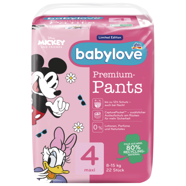BABYLOVE pelene pants premium 4 maxi 22kom