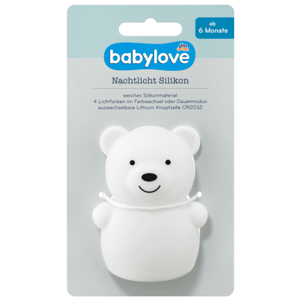 BABYLOVE silikonsko noćno svetlo Meda