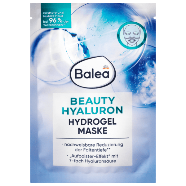 BALEA Beauty hijaluron hidrogel maska za lice 1kom