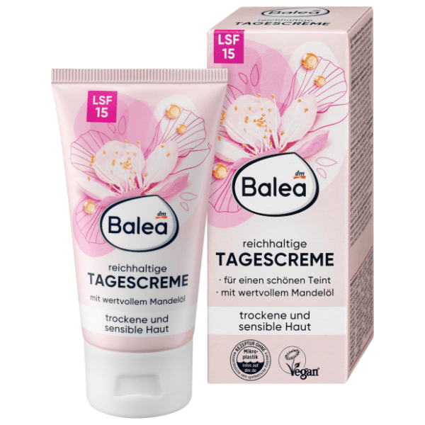 BALEA dnevna krema za suvu kožu sa bademovim uljem SPF15 50ml