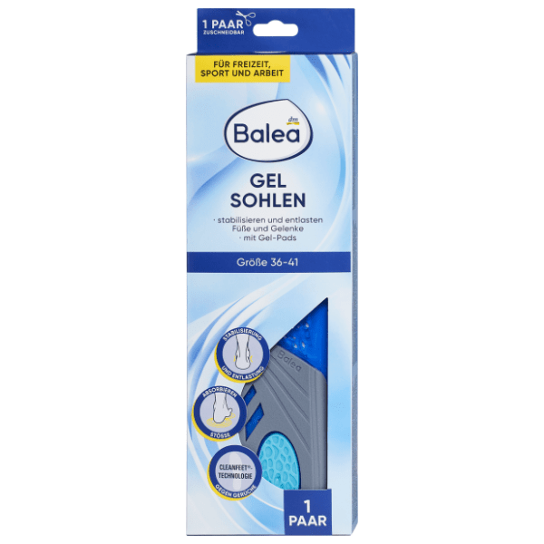 BALEA gel ulošci za cipele 36-41 1par 2kom