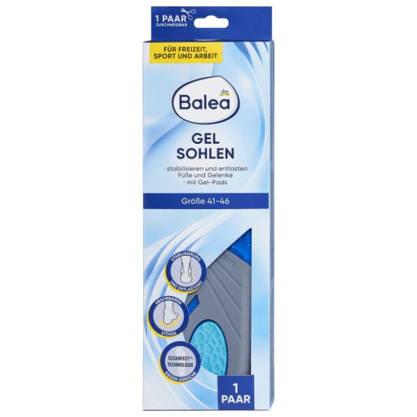 BALEA gel ulošci za cipele 41-46 1par 2kom