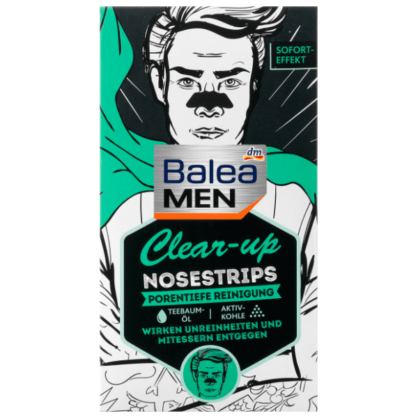 BALEA MEN Clear up trake za nos 3kom