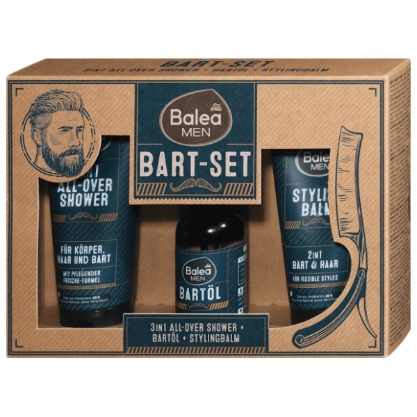 BALEA MEN set za negu brade Bart 3kom