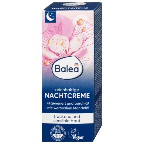 BALEA noćna krema za suvu i osetljivu kožu lica 50ml