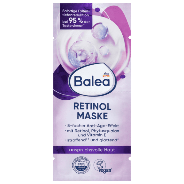 BALEA Retinol maska za lice sa anti-age efektom 2x8ml