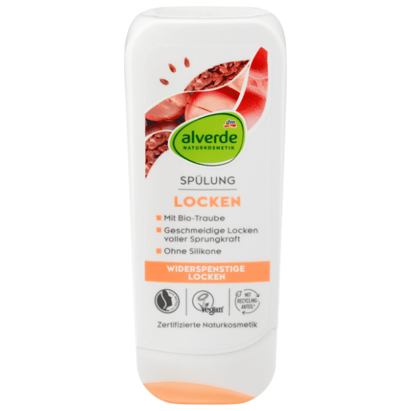 Balzam za kovrdžavu kosu ALVERDE grožđe i lan 200ml