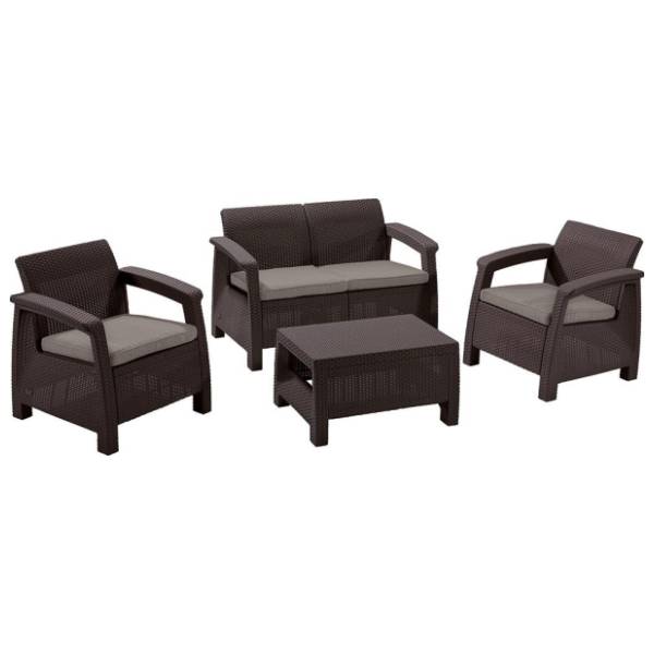 Baštenski set KETER Corfu II CU 258952	braon