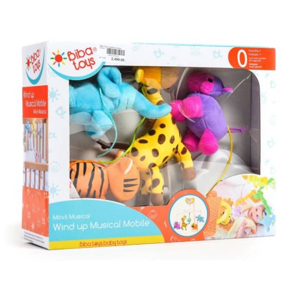 BIBA TOYS muzička vrteška Zanimljiva džungla