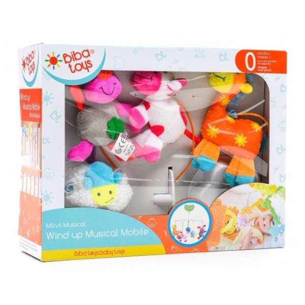 BIBA TOYS vrteška za krevetac Farma sa životinjama