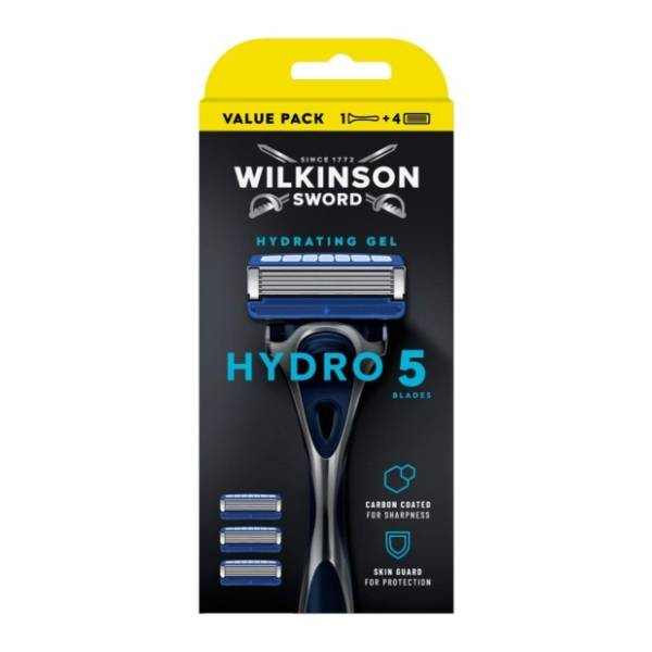 Brijač WILKINSON Hydro 5 clampack + 4 patrone