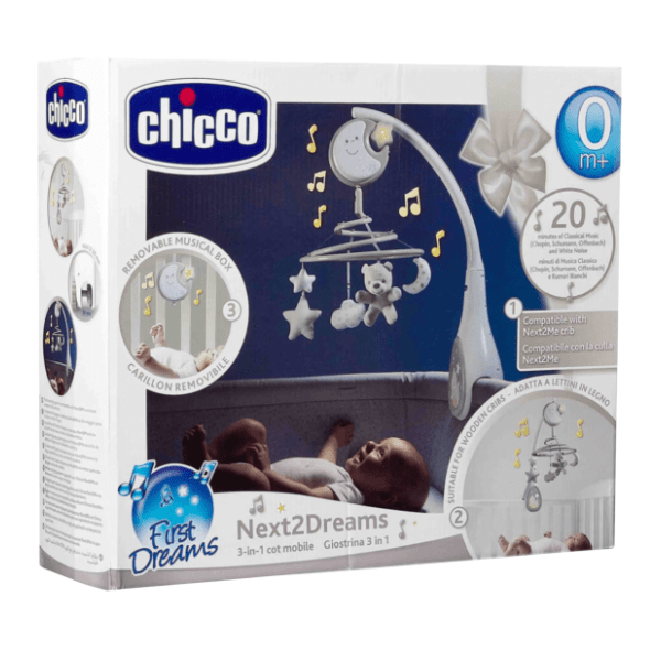 CHICCO vrteška Next 2 dreams bež