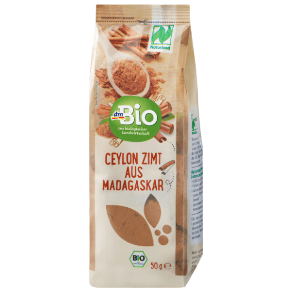 Cimet DM BIO Naturland mleveni cejlonski 50g