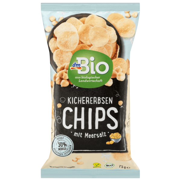 Čips DM BIO leblebija i morska so 75g