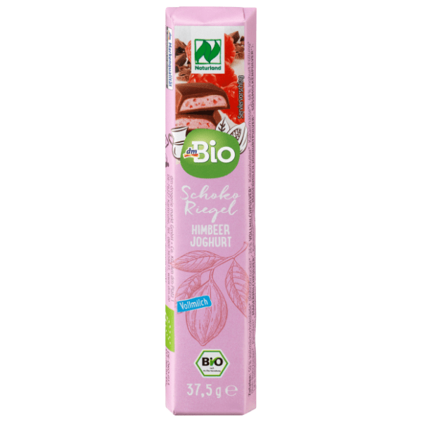 Čokoladica DM BIO maline i jogurt 37,5g