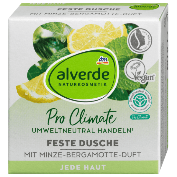 Čvrsti gel za tuširanje ALVERDE nana i bergamot 60g